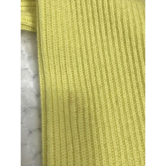 Banana Republic Yellow Cross Back Wool Crew SM - Picture 6 of 8